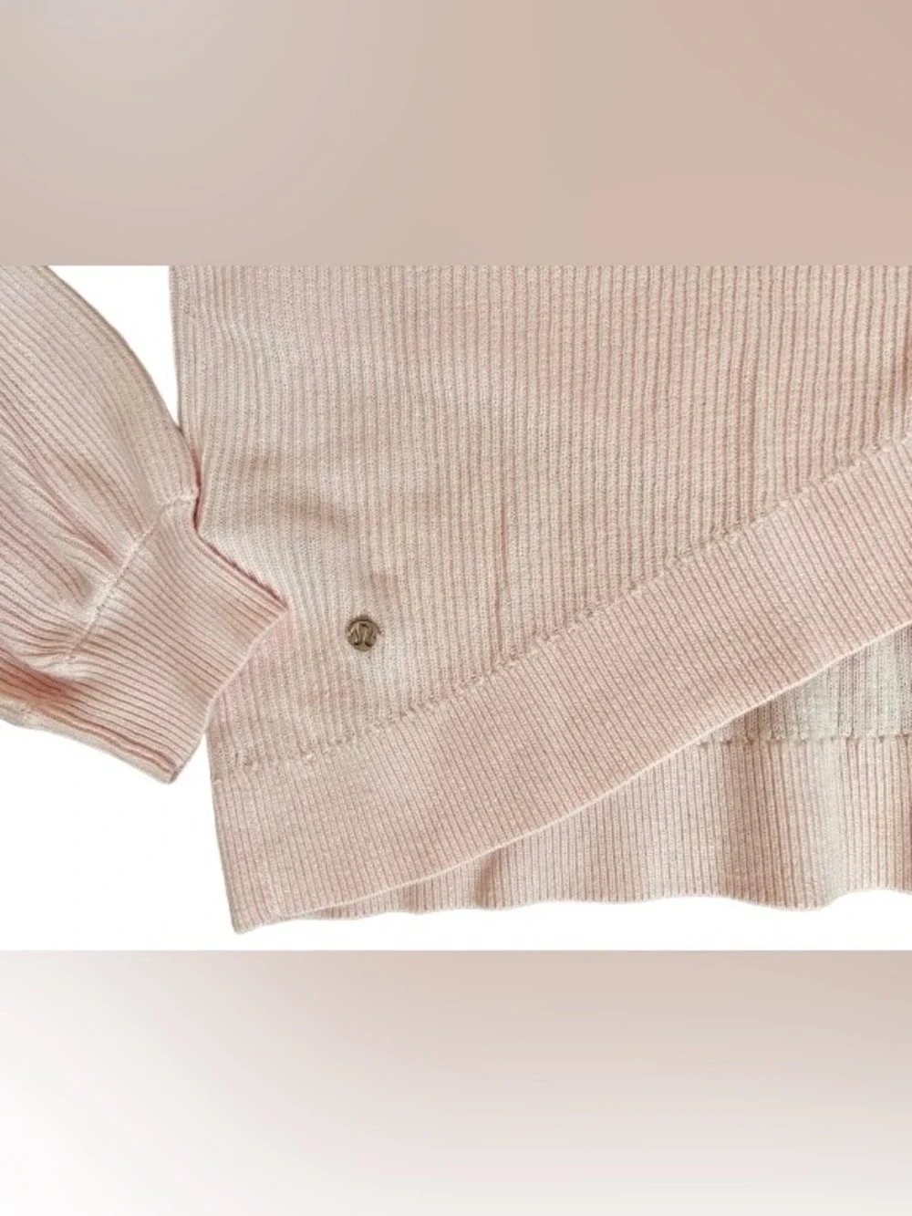 Lululemon Reversible Crossover Sweater in Strawberry Milkshake Pink Size Medium